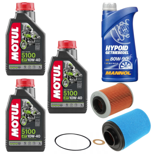Zestaw serwisowy olej Motul, MANNOL + filtry CFMOTO CFORCE 450 520 G1