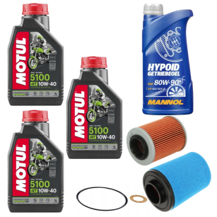 Zestaw serwisowy olej Motul, MANNOL + filtry CFMOTO CFORCE 450 520 G1