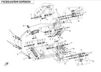 Tuleja metalowo gumowa wahacza CF Moto - 2