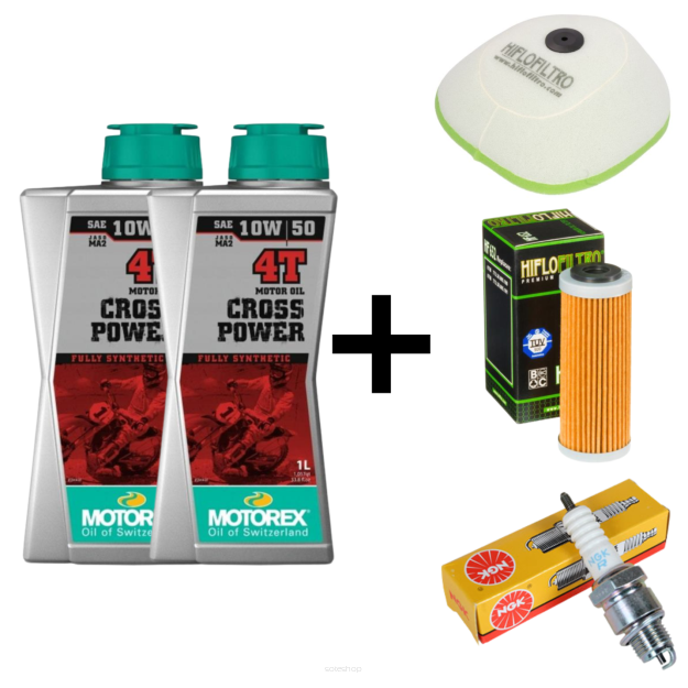 Zestaw serwisowy MOTOREX Cross Power 4T 10W-50 KTM 350 SX-F (2011-2025) XL