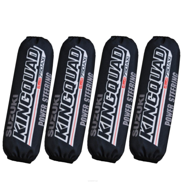 Osłony amortyzatorów skarpety Suzuki Kingquad 750 Power Steering komplet 4 szt.