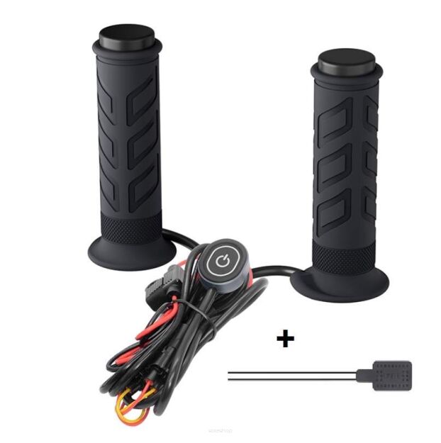 Manetki podgrzewane ATV Quad 12V 22 mm z podgrzewanym kciukiem 08320