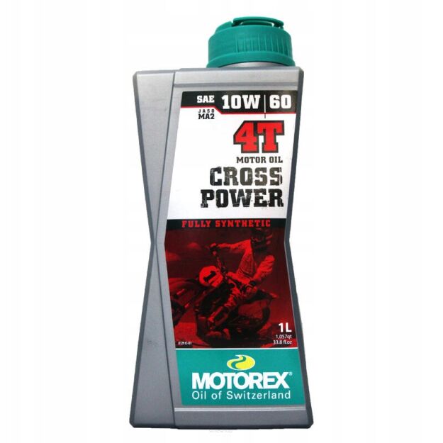 Olej silnikowy MOTOREX CROSS POWER 4T SAE 10W60 1L