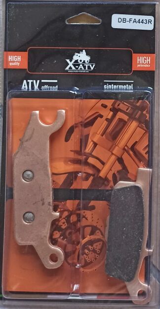 Klocki hamulcowe Yamaha Grizzly 550 700 przód lewa strona FA443R DB2155 3B4-W0045-00-00