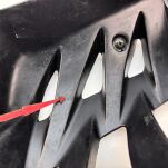 Lewy podnóżek Yamaha Raptor 700 YFM700R OEM 5TG-21621-00-00 - 6