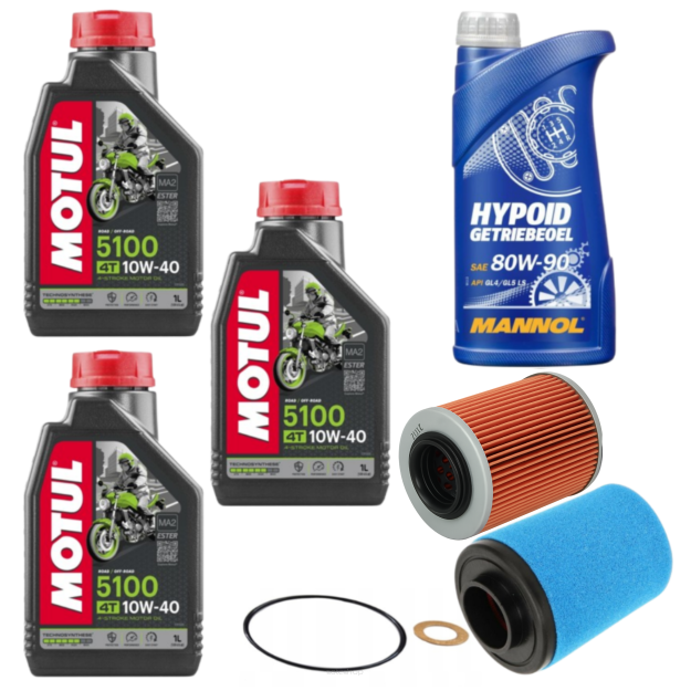 Zestaw serwisowy olej Motul, MANNOL + Filtry Do Quada CFMOTO CFORCE 1000 G2
