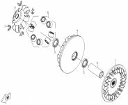 Rolka wariatora CF Moto - 2