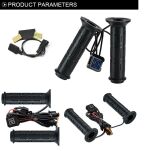 Manetki podgrzewane z kciukiem ATV Quad 12V 22 mm AT-08318-X-NEW - 4