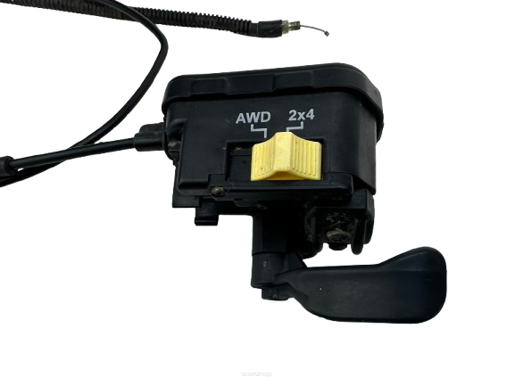 Kciuk gazu z linką + przełącznik napędów Polaris