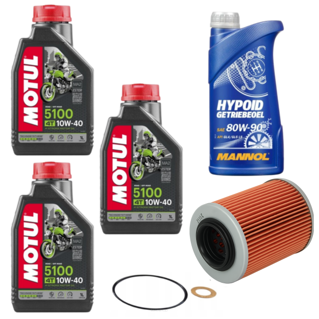 Zestaw serwisowy olej Motul, MANNOL + Filtr oleju CFMOTO CFORCE 850 G2