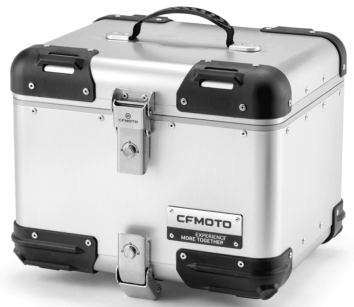 Kufer centralny CFMOTO MT PRO aluminiowy srebrny 36L oryginalny