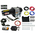 Wyciągarka Bronco 2500 lbs (1134 kg) z liną stalową AC-12015-1 - 2