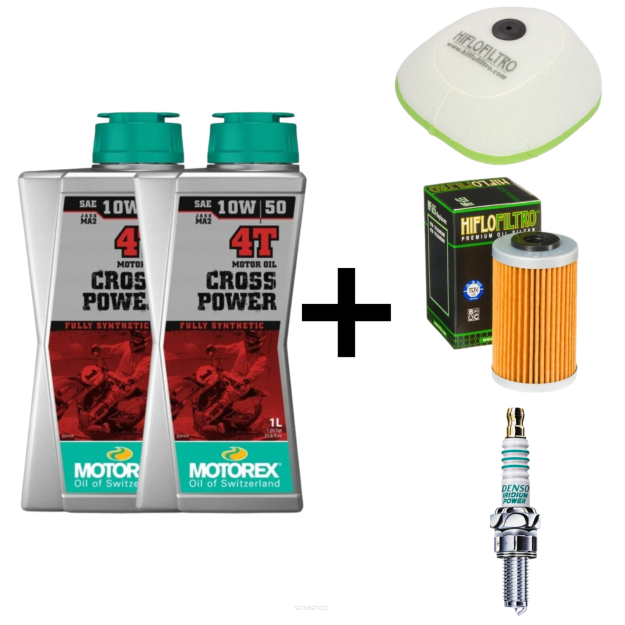 Zestaw serwisowy MOTOREX Cross Power 4T 10W-50 KTM 250 SX-F (2012-2025) XL