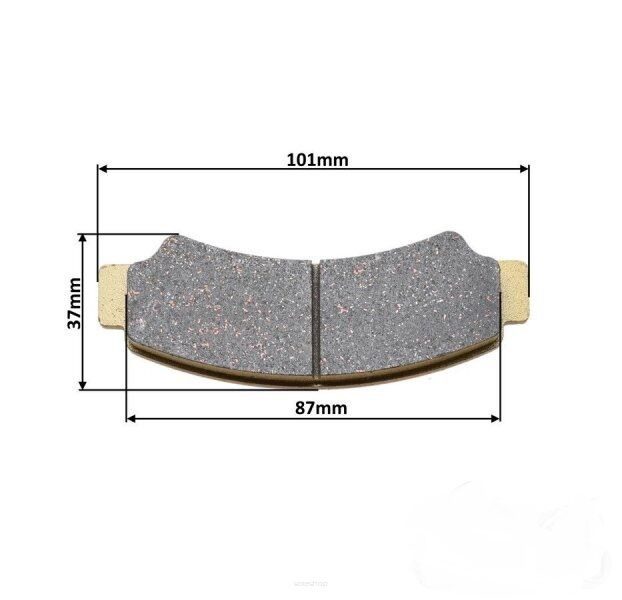 Klocki hamulcowe przód CFMOTO