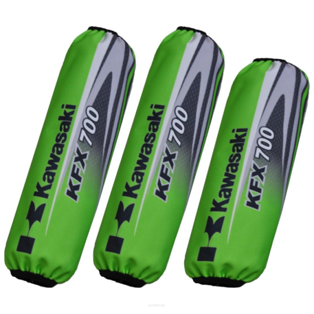 Osłony amortyzatorów skarpety Kawasaki KFX 700 komplet 3 szt.