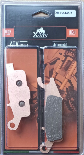 Klocki hamulcowe Yamaha Grizzly 550 700 tył lewa strona FA445R DB2157 3B4-W0046-00-00