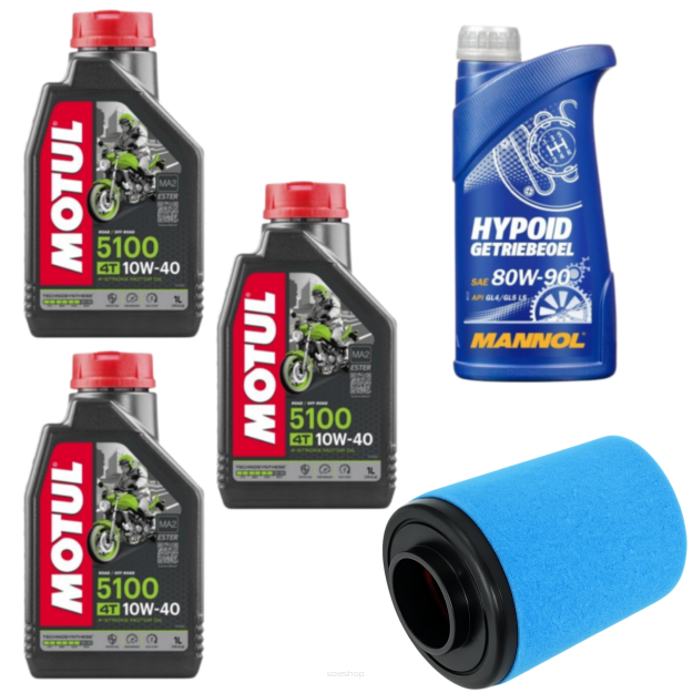 Zestaw serwisowy olej Motul MANNOL + filtr powietrza CFMOTO CFORCE 1000 G2