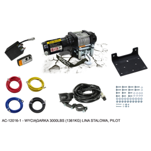 Wyciągarka Bronco 3000 lbs (1361 kg) z liną stalową AC-12016-1