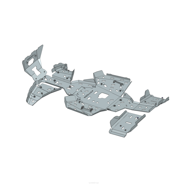 Zestaw osłon podwozia Squdde Polaris Scrambler 1000S XP 2026 aluminiowe