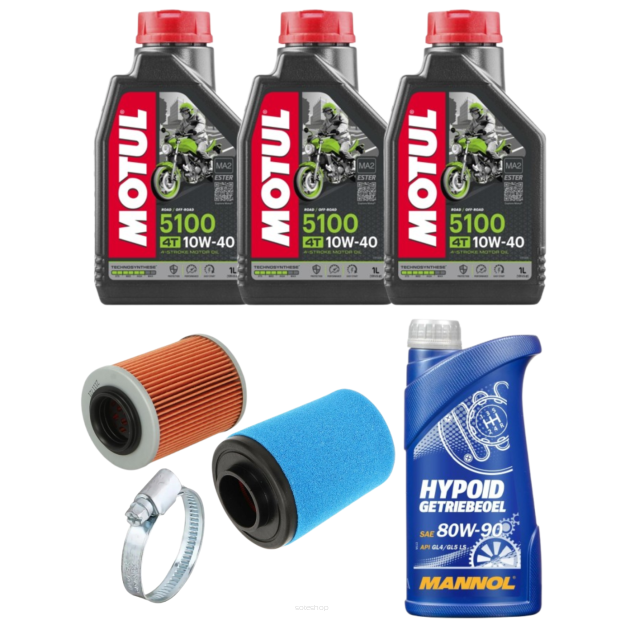 Zestaw serwisowy olej Motul + filtry do quada CF MOTO 850 C-FORCE