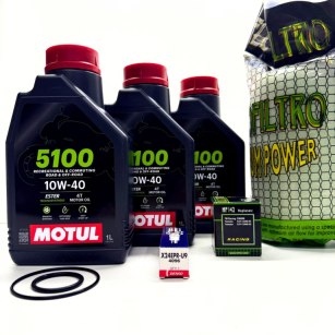 Zestaw Serwisu Olejowego Motul filtry świeca YAMAHA YFM 350 R RAPTOR