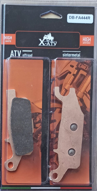 Klocki hamulcowe Yamaha Grizzly 550 700 przód prawa strona FA444R DB2156 3B4-W0045-10-00