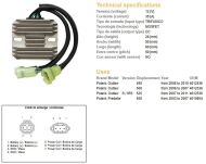 Regulator napięcia DZE 2541-01 12V 35A Polaris - 2