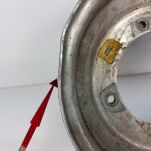 Felga przód Yamaha 10x5 AT 4/156 - 10